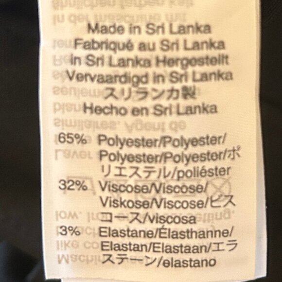 J. Crew Mercantile black pants w/ stretch sz 10 - Picture 9 of 12